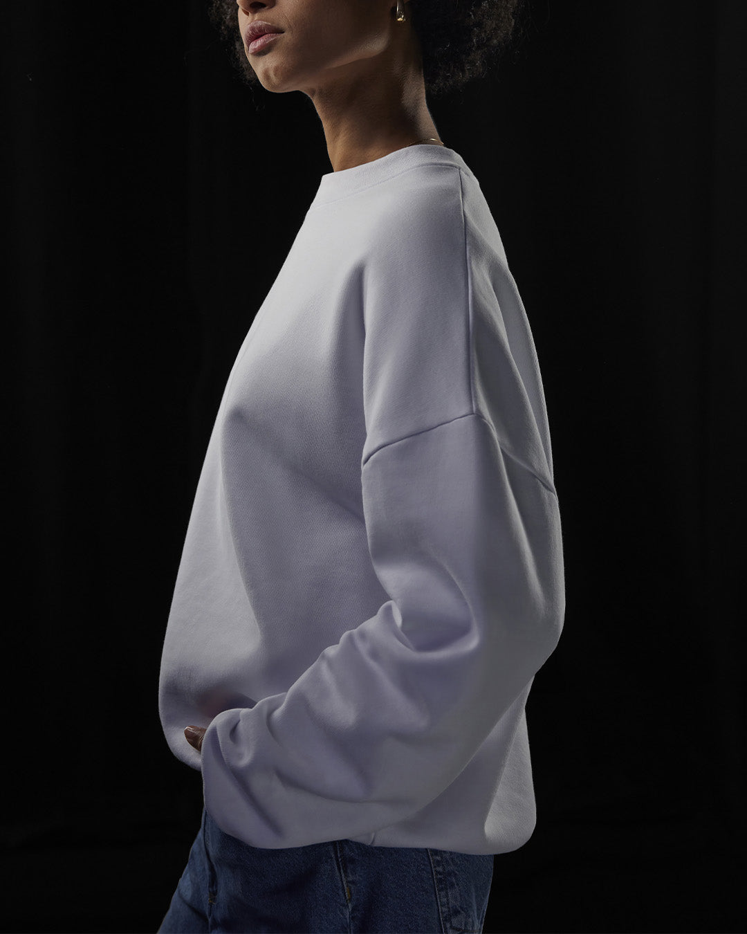 'Blank Canvas' Oversized Crew