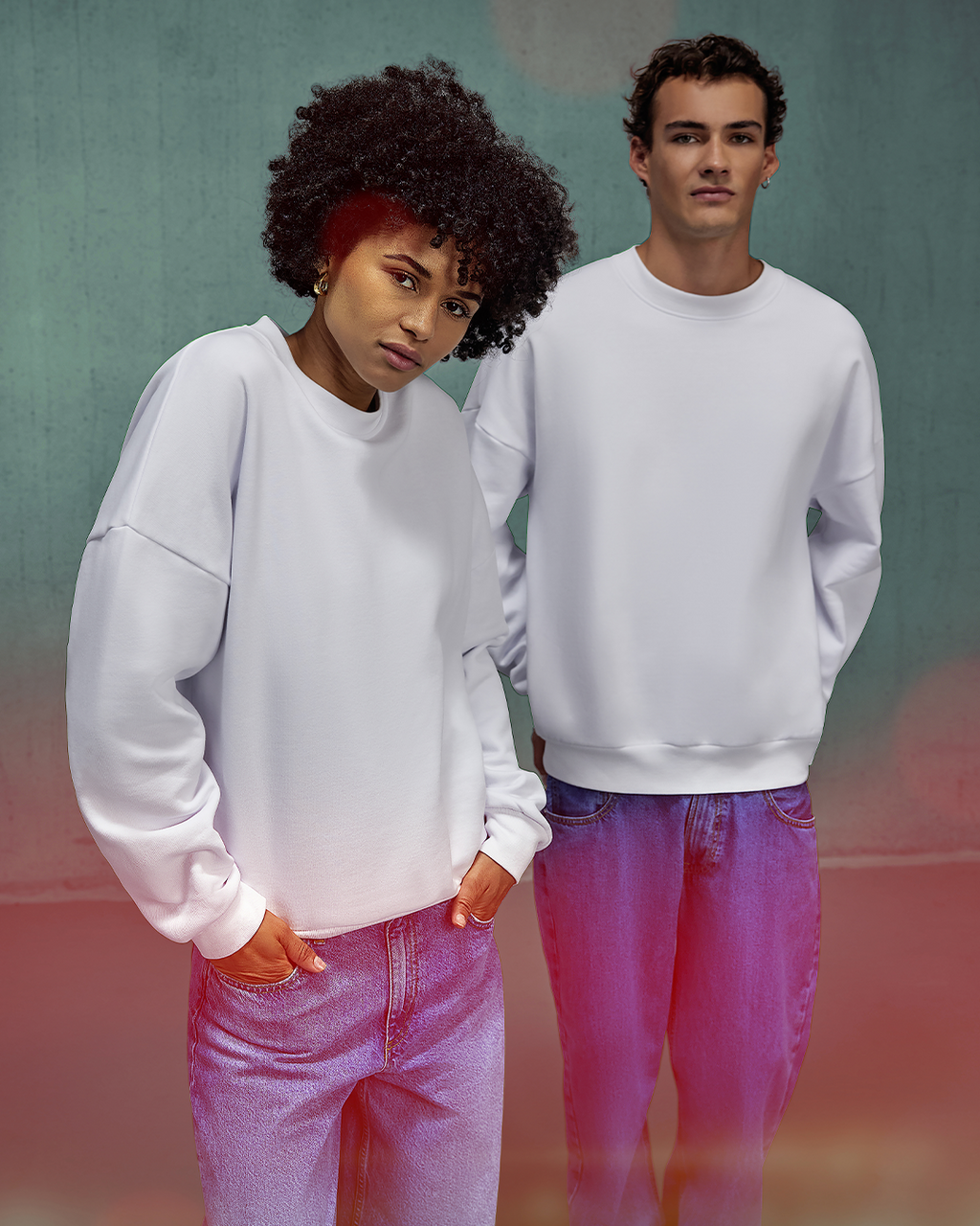 'Blank Canvas' Oversized Crew