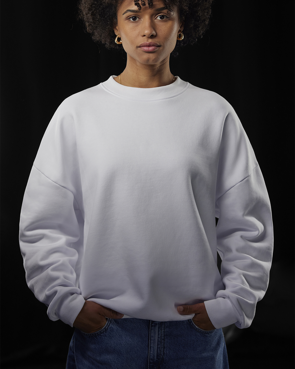 'Blank Canvas' Oversized Crew