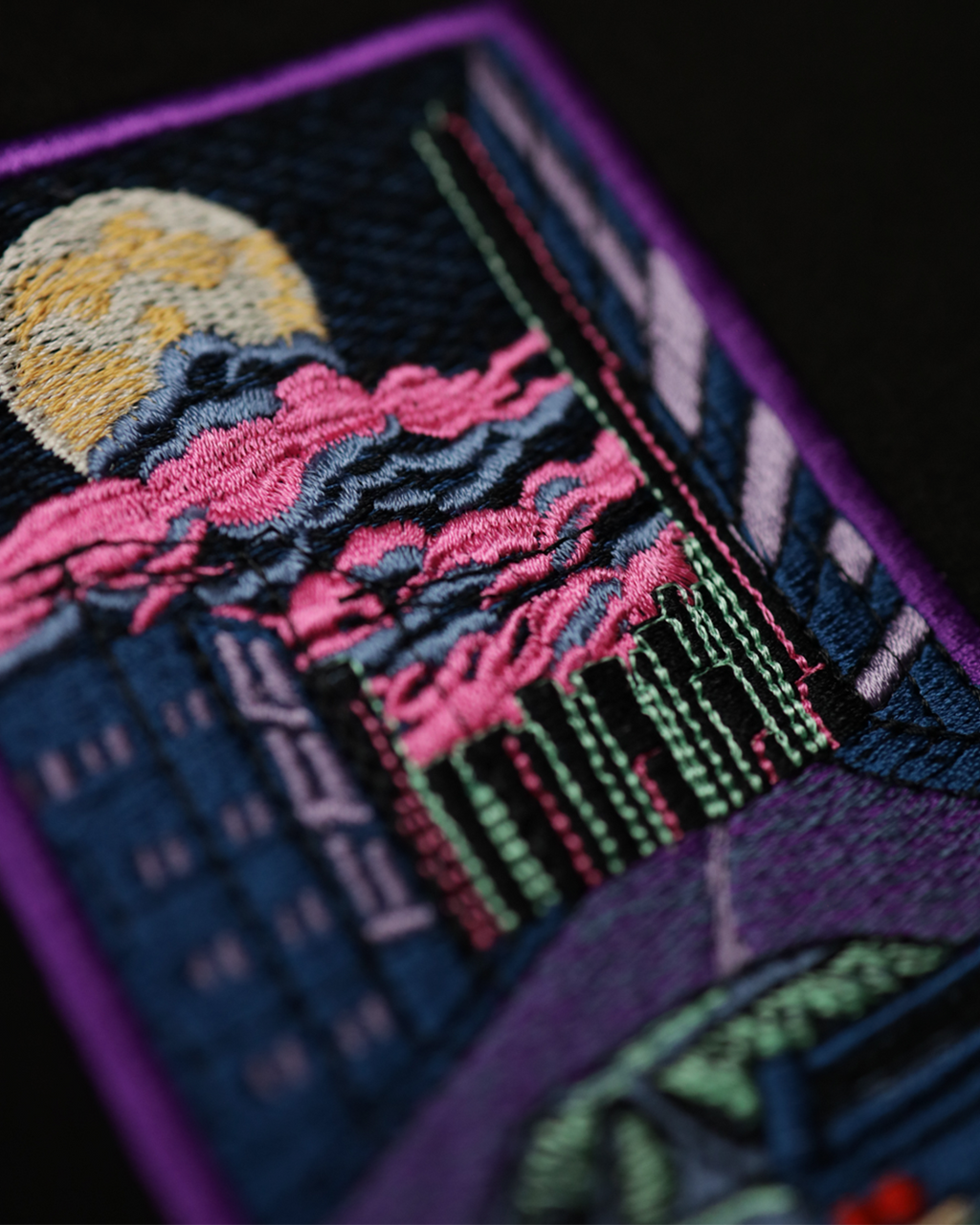 Neon Drift - Embroidered - Oversized Hoodie